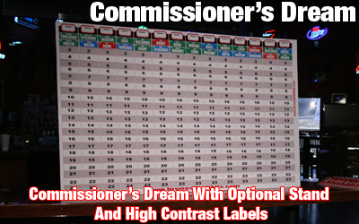 Commissioner's Dream Reusable Stands