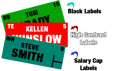 Commissioner's Dream Label Options