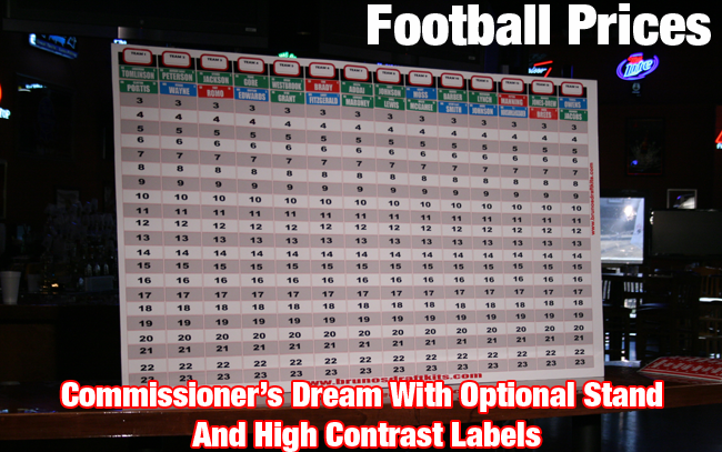 Bruno's Football Prices